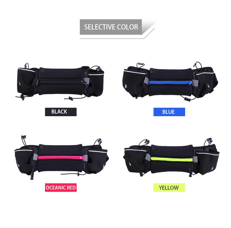 Tfshining Running Phone Bags for 4-6 Waist Pack Outdoor Sport Hiking Racing Gym Fitness Lightweight Hydration Belt Water Bottle (3)
