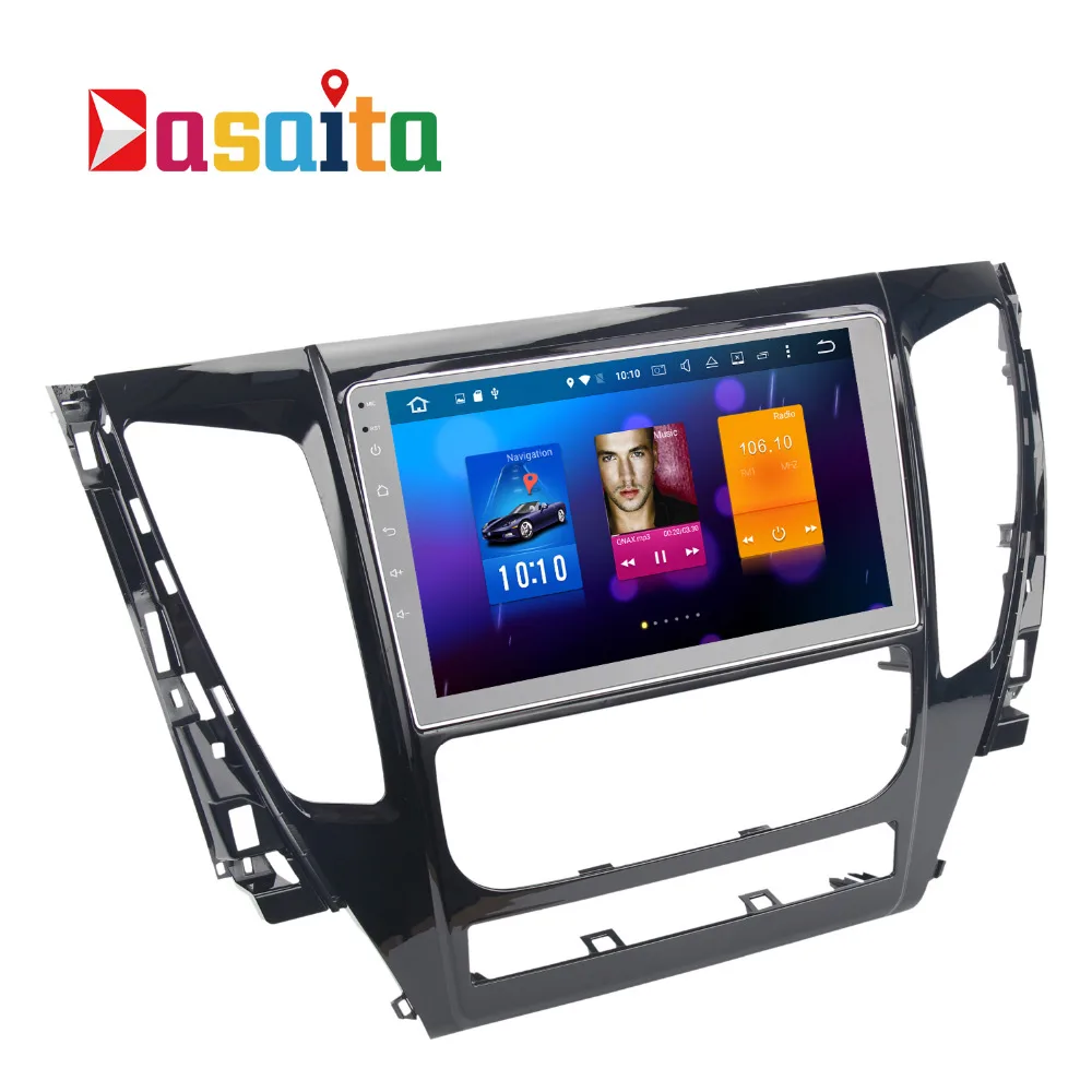 Dasaita 9 &quotAndroid 6 0 автомобиль gps плеер для Mitsubishi Pajero Sport 2017 с Octa core 2 ГБ Ram Авто радио