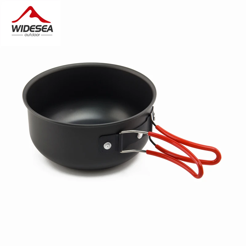 Antiadherente Sartenes Ollas Acampar Al Aire Libre Portable Senderismo Cooking Set Utensilios de Cocina vajilla viajes