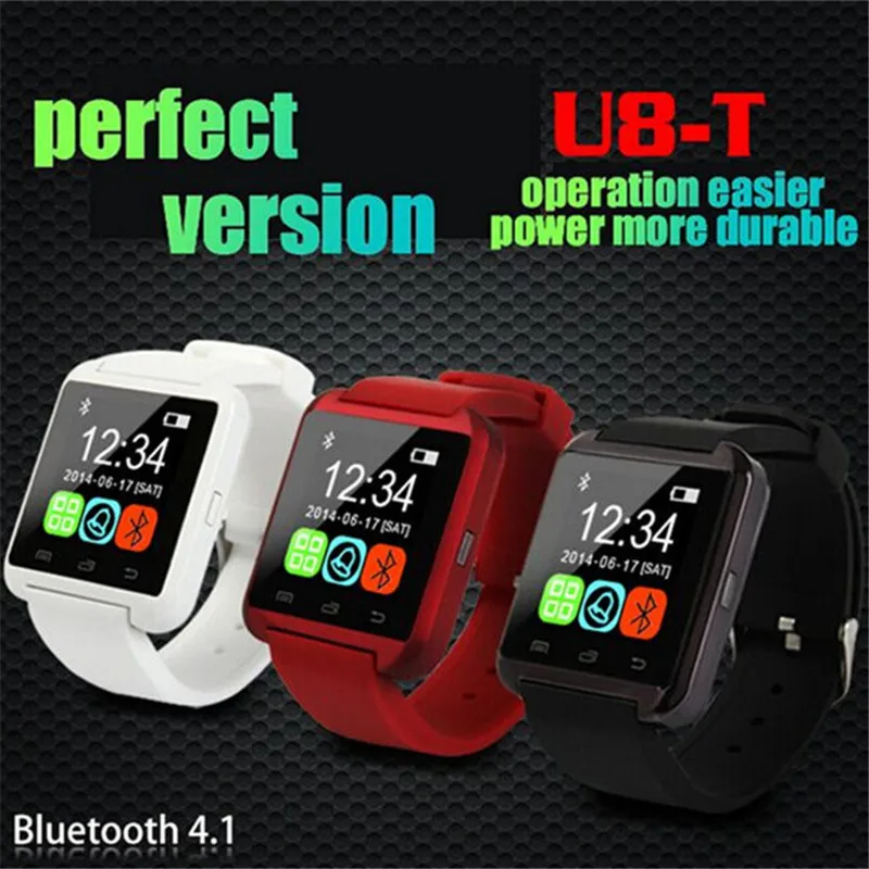 2019 Smartwatch Bluetooth Smart Watch U8 For iPhone IOS Android Smart Phone Wear Clock Wearable Device Smartwatch for Women Men