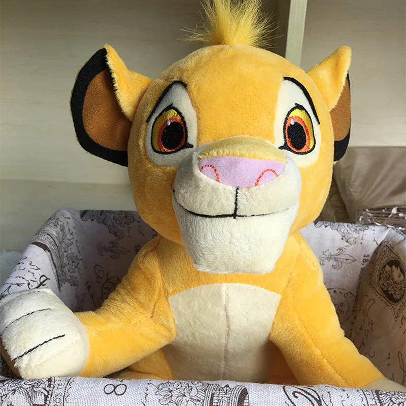 

New Good Quality Cute Sitting High 25cm Simba The Lion King Plush Toys , Simba Soft Stuffed Animals doll For Children Gifts