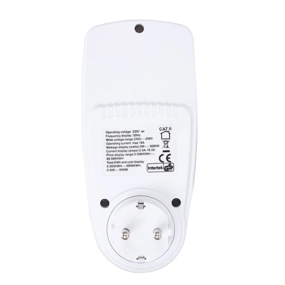 digital wattmeter electric power watt meter energy voltage EU plug electronic monitor AC Meters 220v electricity consumption New