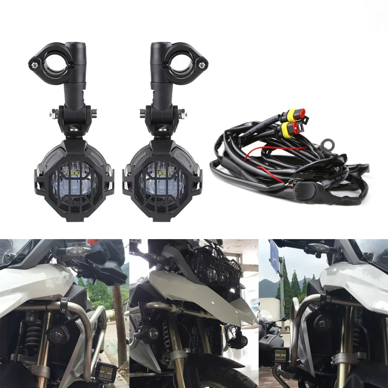 

Motorcycle fog lights LED Auxiliary Fog Light Assemblie Driving Lamp 40W For BMW R1200GS ADV F800GS F700GS F650GS K1600