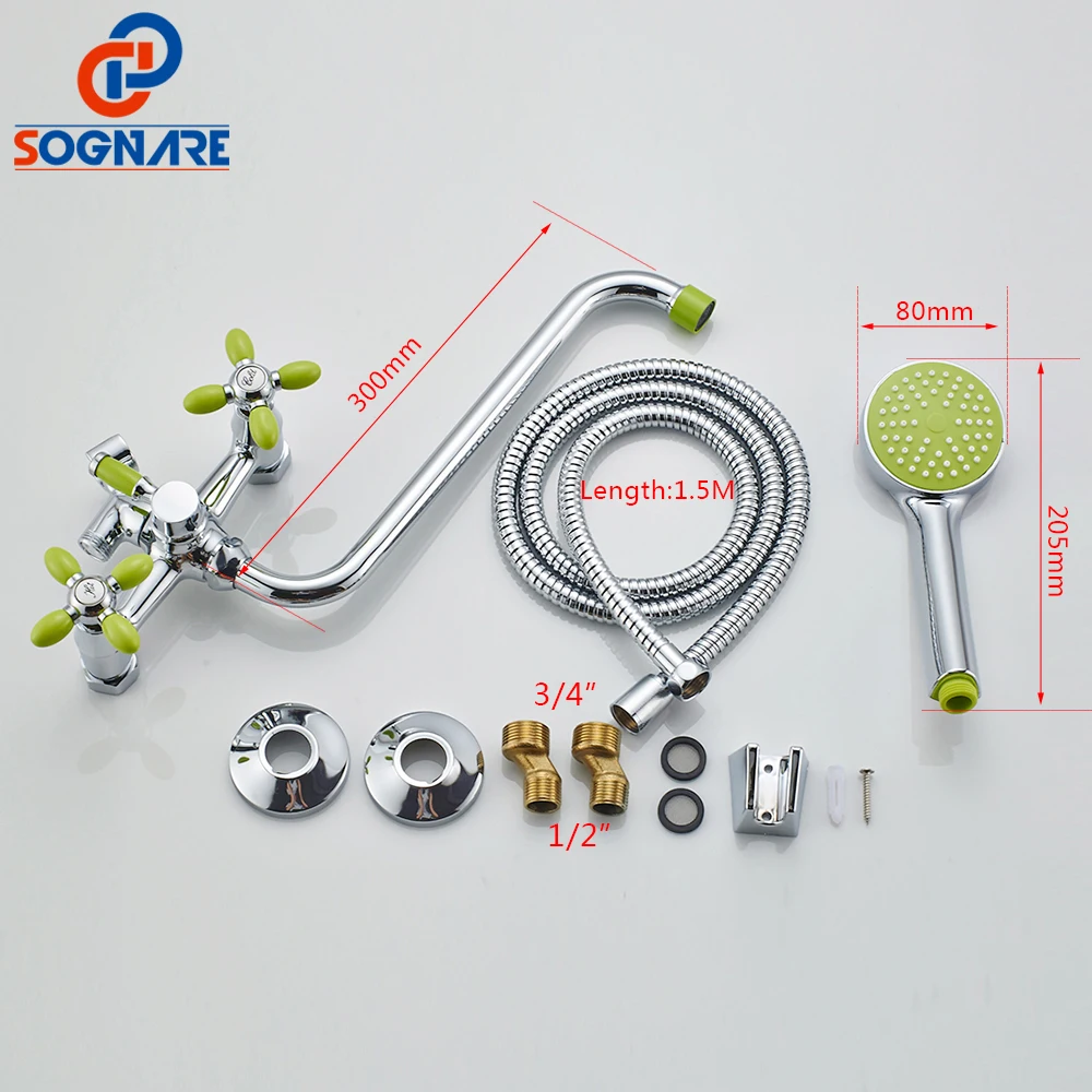 SOGNARE Moderna Chrome Raddoppiano Le Maniglie 180 Girevole Doccia ... SOGNARE Moderna Chrome Raddoppiano Le Maniglie 180 Girevole Doccia ...