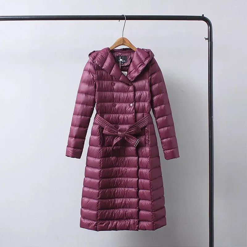 Fitaylor Inverno Das Mulheres Longa Jaqueta Ultra