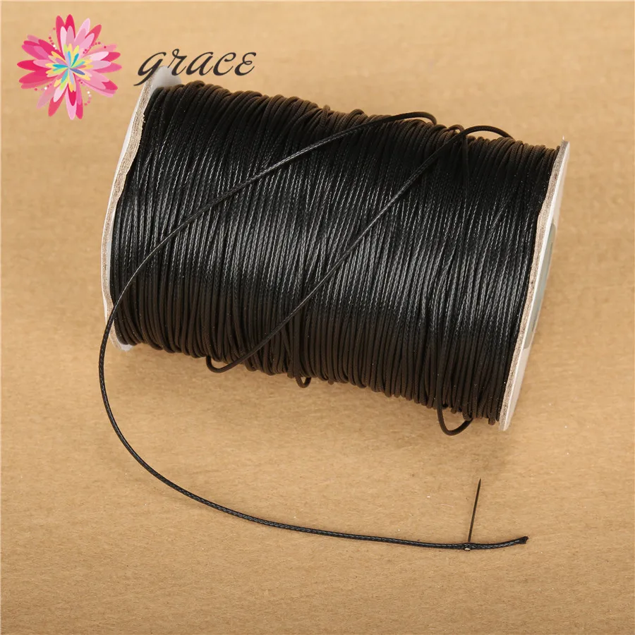 8/ mm de grosor algod/ón Twine color negro 10 M 10/ m de cuerda de algod/ón,