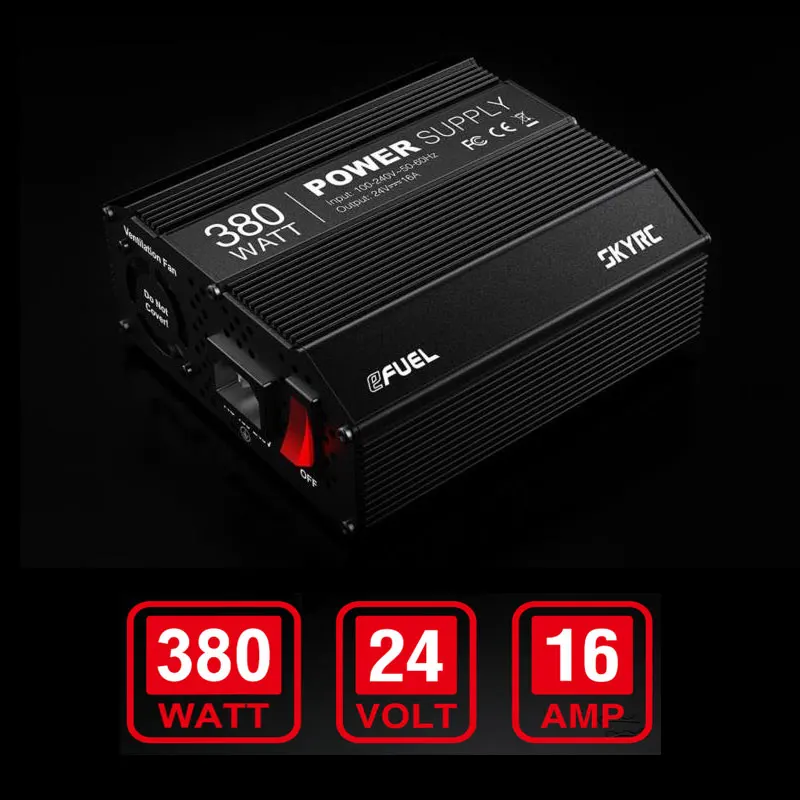 SkyRC eFUEL 380W 16A AC/DC импульсный источник питания | Игрушки и хобби