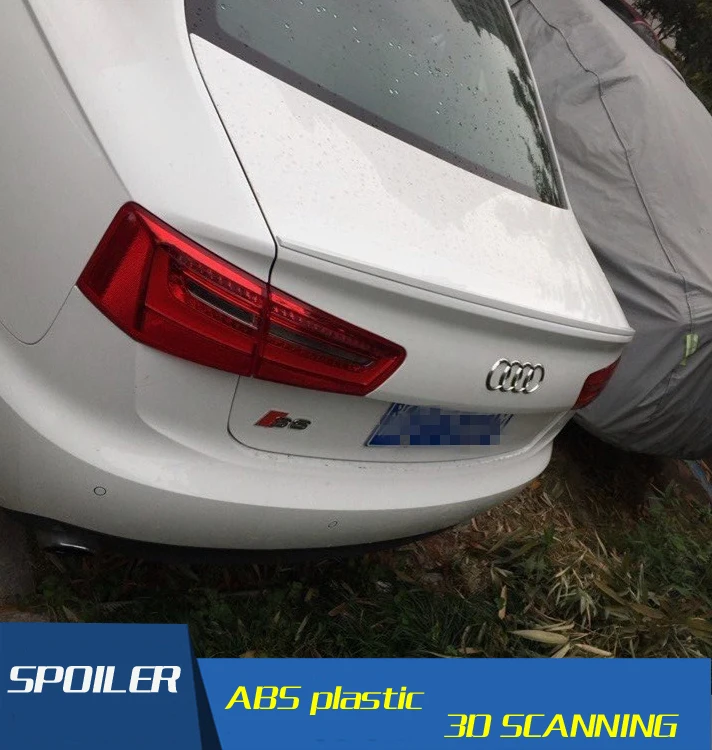

For Audi A6L Spoiler High Quality ABS Material Car Rear Wing Primer Color AUDI A6L Rear Spoiler For Audi A6L Spoiler 2012-2015