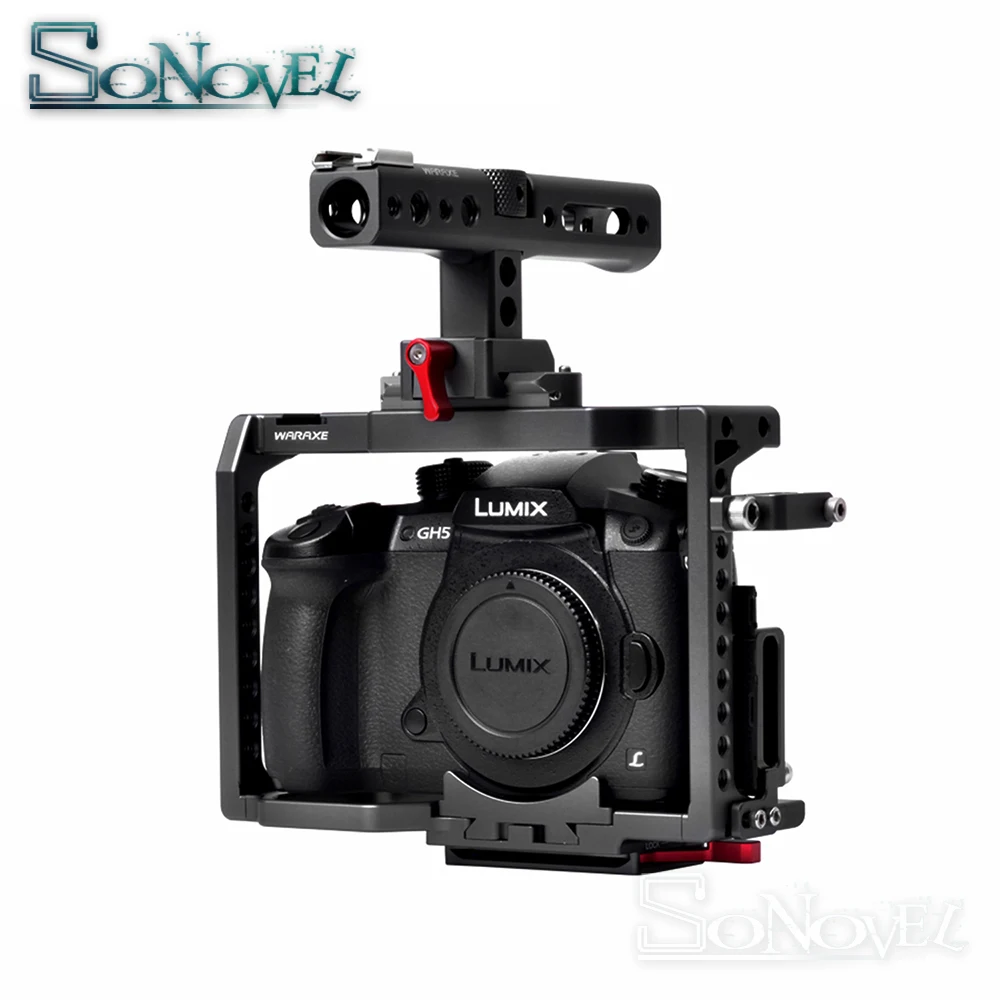 GH5 GH4 каркас для крепежа видеокамеры Стабилизатор и ручка рельса камеры Panasonic DSLR