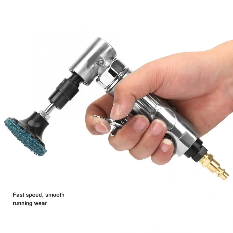 

1 Set Industrial Grade 90 Degrees Bending Pneumatic Die Grinder with 2 inch Grinding Disc MBSP Pneumatic Tool