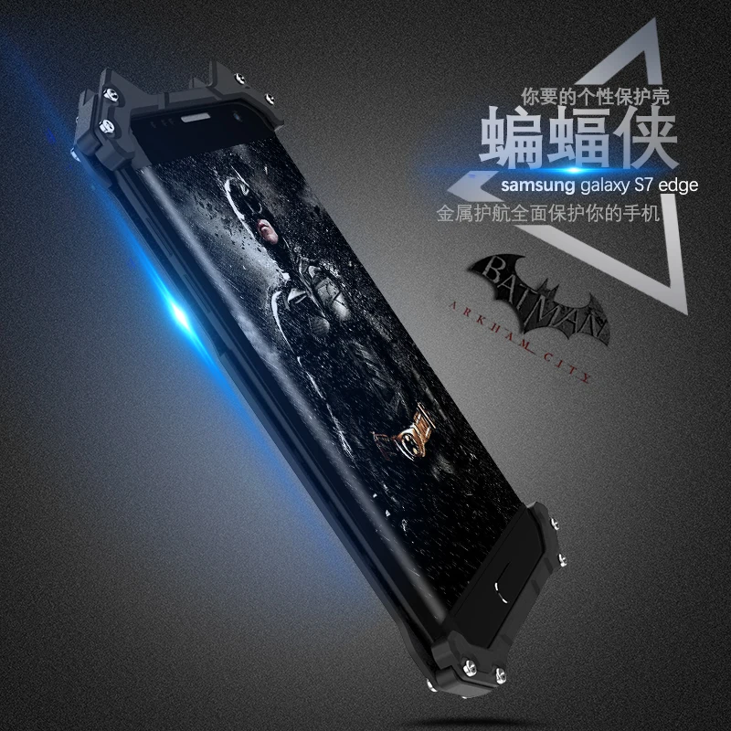 R просто Бэтмен Алюминий металлический чехол для Samsung Galaxy S7 G930 Премиум