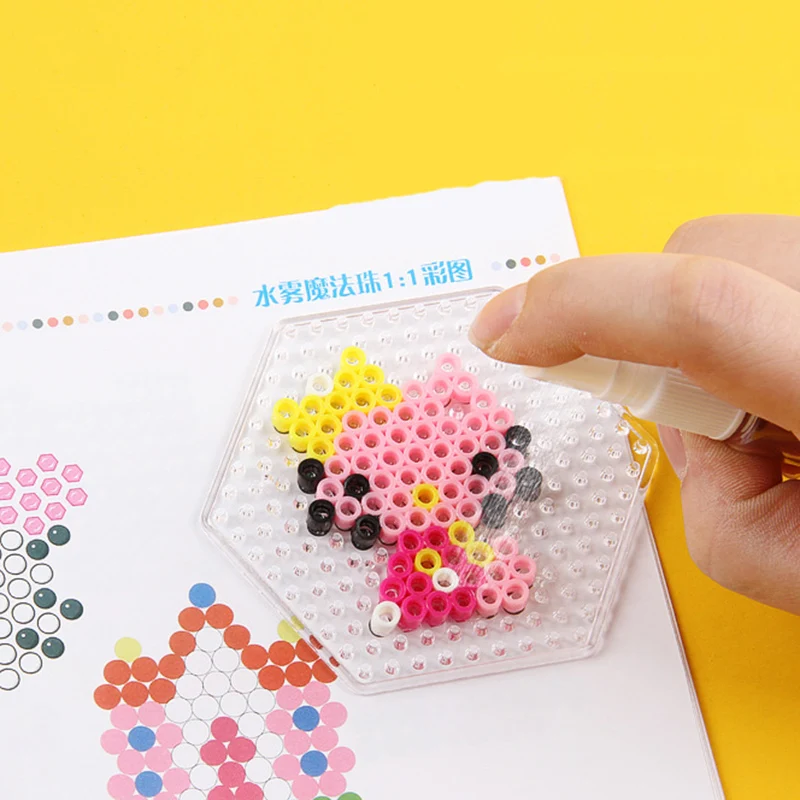 Набор Бусин Perler 5 мм Hama 24 цвета в наборе 3D головоломки сделай сам интеллектуальное