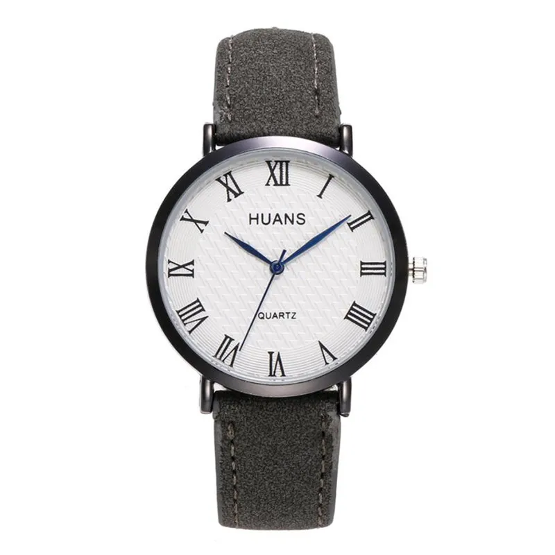 

Casual Men's Quartz Watches Stainless Steel Dial Leather Strap Watches Vintage Quartz Analog Wristwatches relogio masculino 38