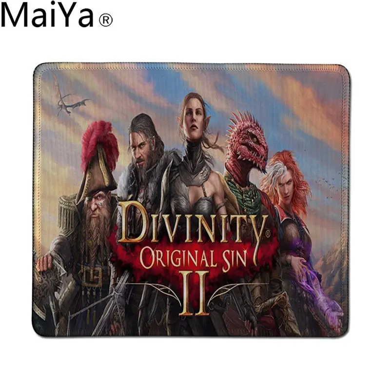 MaiYa Beautiful Anime Divinity Original Sin II удобный коврик для мыши игровой резиновая мышь прочная