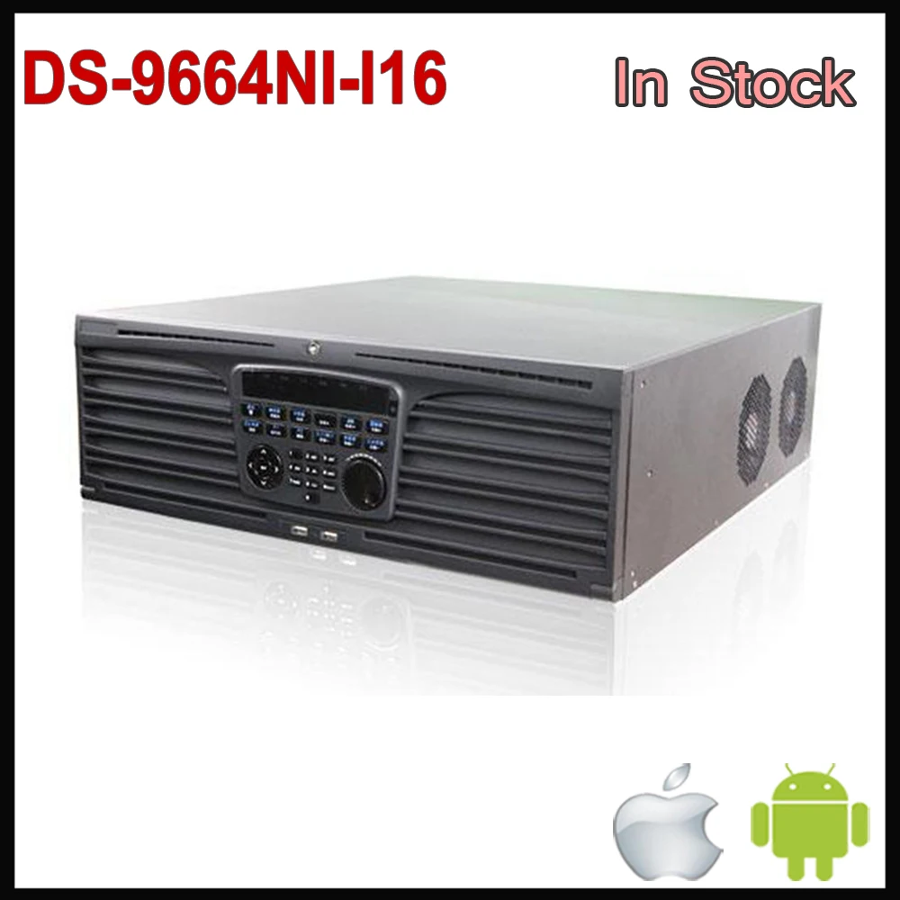 

In stock Hik 64CH NVR DS-9664NI-I16 Stardot 12MP Embedded 4K 64 Channel NVR 16 SATA English Version (Can Be Update)