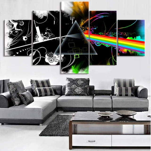 Pink Floyd Wall Art aliexpress : buy 5 piece canvas art pink floyd print picture Pink Floyd Wall Art aliexpress : buy 5 piece canvas art pink floyd print picture