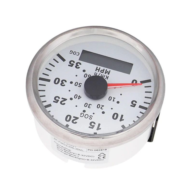 Tractor GPS Speedometer 35MPH 60KMH Digital Waterproof Speed meter fit