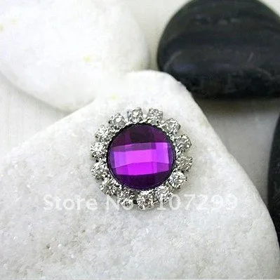 

Бесплатная доставка -- оптовая продажа -- Фиолетовый Новое поступление A-Grade Rhinestone Circle Diamante Cluster Craft DIY