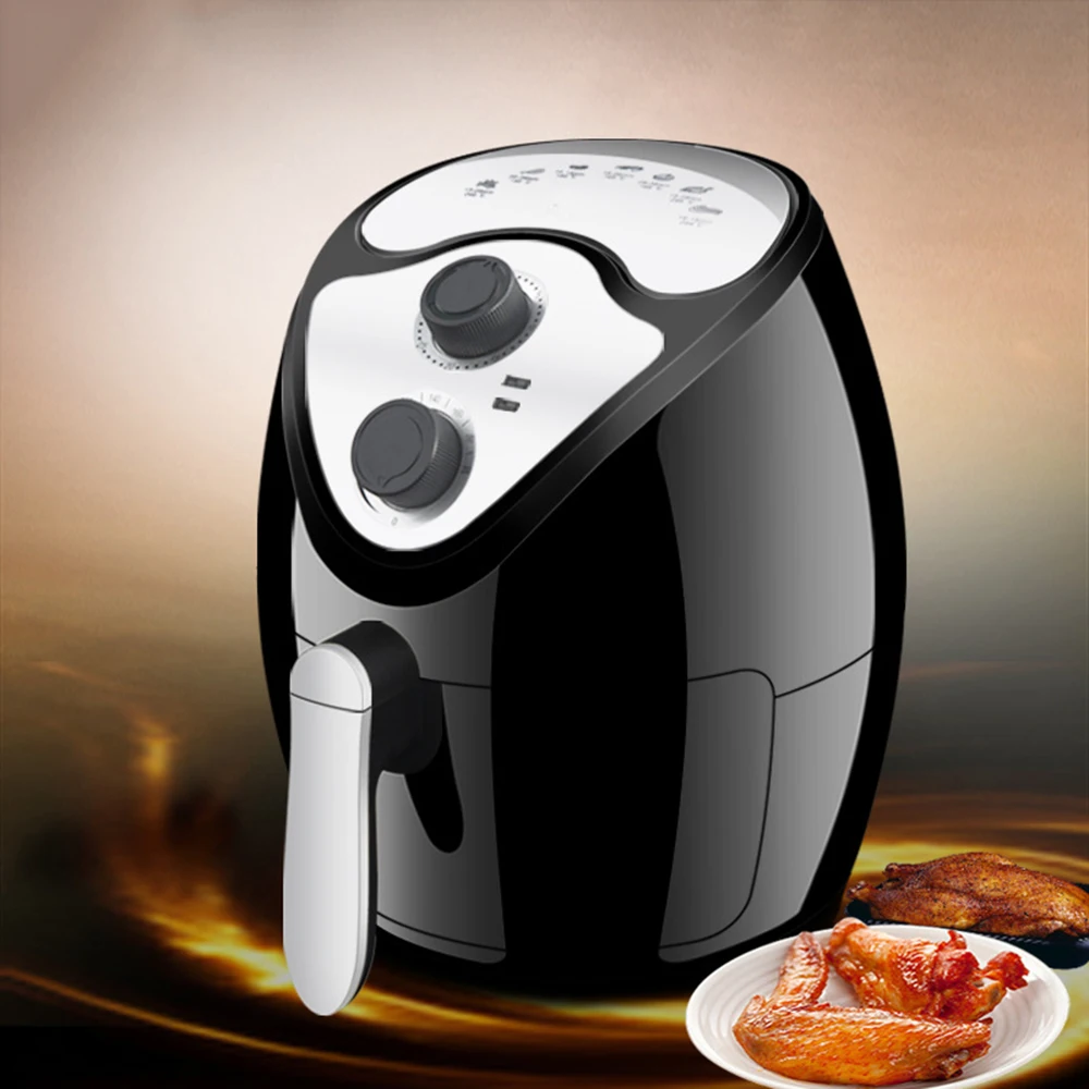  110V/220V 1300W Multifunctional Air Fryer Electric Hot Air Oil Free Smokeless Kitchen Cooker 2.6L C - 4000016837456