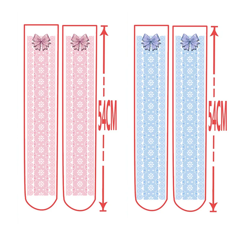 Милые длинные чулки в стиле Лолиты с принтом; Милые высокие колготки в стиле Mori Girl