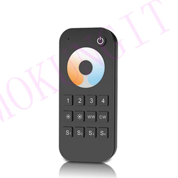 

4 Zones 2.4G Color Temperature Remote Control RT7 High Sensitive Touch Color Ring Remote Controller