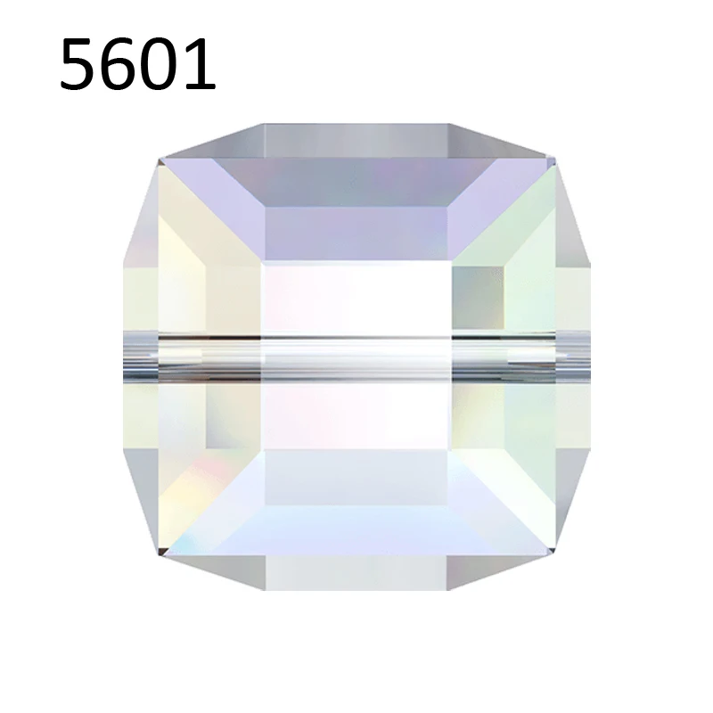 (1 шт.) австрийские бусины Swarovski 8 мм 5601 кубических бусин стразы россыпью для