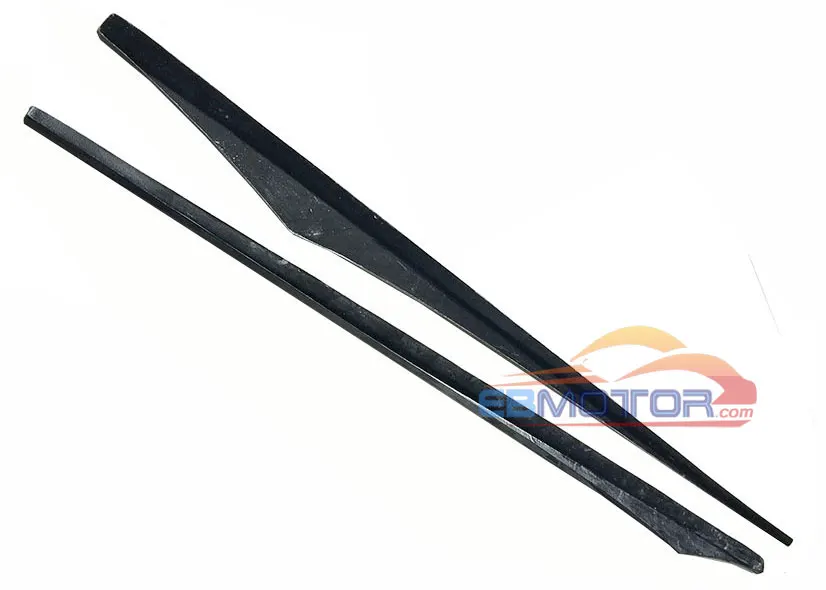 Real Carbon Fiber Side Skirts Spoiler Trim 1pair for BMW F06 F12 F13 M-Sport M-Tech 2014UP B292