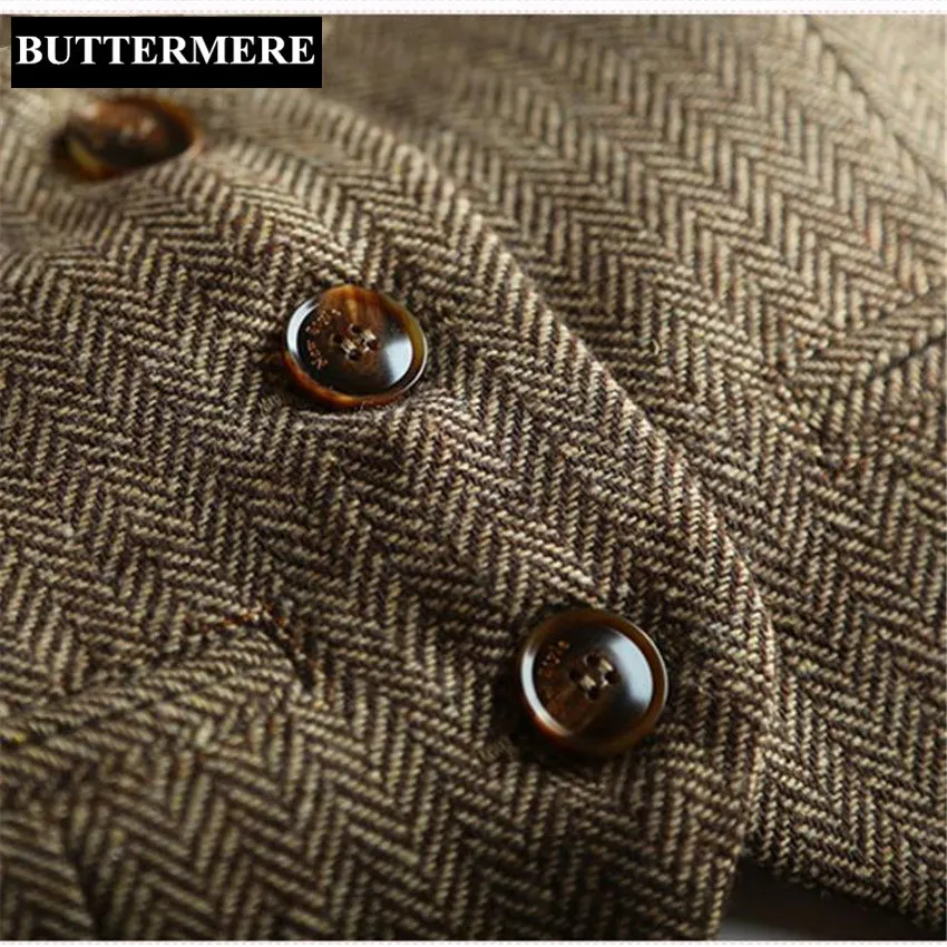 Women Suit Vest Woolen Suede Waistcoat V Neck Herringbone Chalecos Mujer Spring Ladies Waistcoat Khaki Gray Vintage Veste Femme
