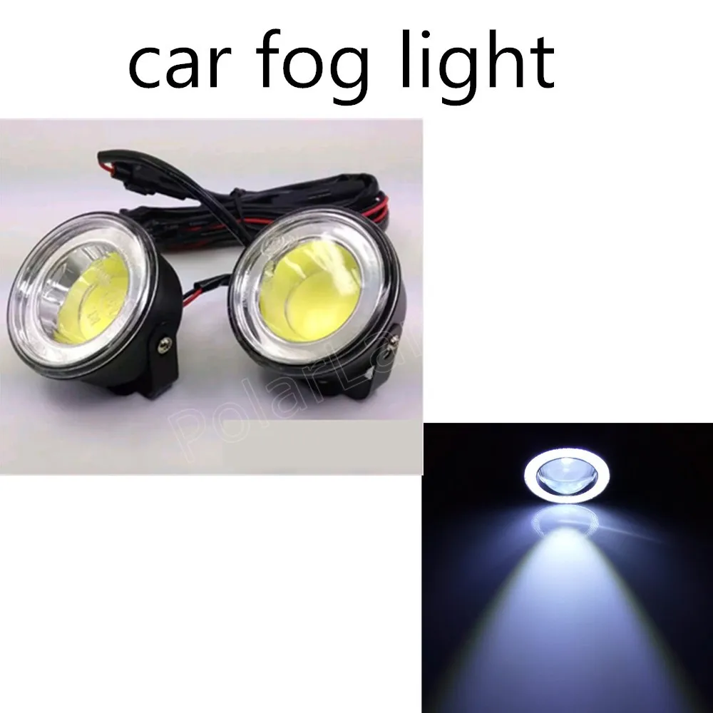 

best selling 2 pieces 30W 12V LED angle Light Eye Car Fog DRL Daytime running light lamp round shape