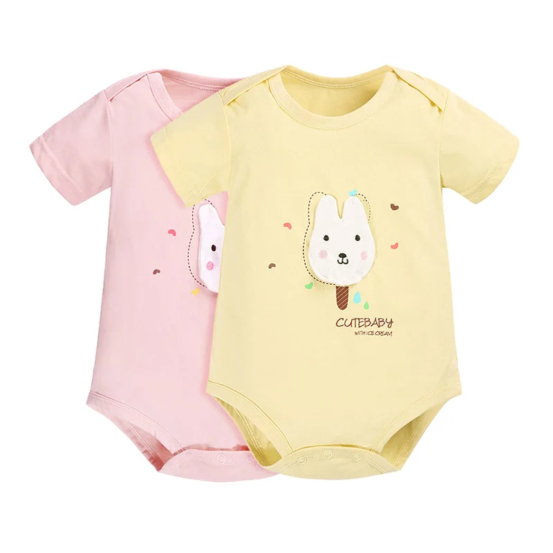 Baby Bodysuit Overalls Newborn Boy Girl Clothes Infant Roupas Baby Jumpsuit Costume Cotton 2PCLot Toddler Boy Girl Clothing