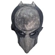 High-grade Airsoft Predator Mask Full Face CS Mask Halloween Party Cosplay Horror mask predator style face mask silver