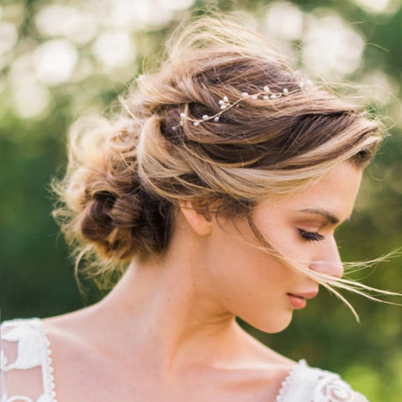 bridal hair ribbon
