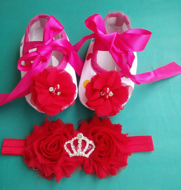 

Diamond baby girl shoes Headbands Set,Soft sole Baby shoes,Cheap Newborn Shoes,newborn baby girl baptismal shoes