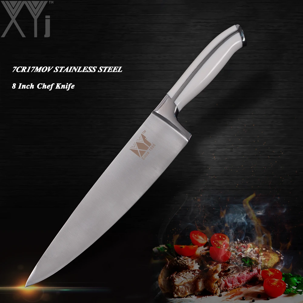 XYj Germany Style High Carbon Stainless Steel Kitchen Knife Slicing Chef Bread Santoku Utility Paring Knife Cooking Perfect Tool XYj Germany Style High Carbon Stainless Steel Kitchen Knife Slicing Chef Bread Santoku Utility Paring Knife Cooking Perfect Tool