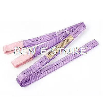 

3 Meters 1 Ton Straight Capacity Eye to Eye Web Lifting Sling Tow Strap