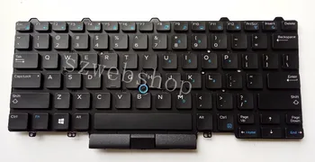 

New for Dell Latitude E5470 E7470 laptop Keyboard English US black with backlit no frame 0D19TR NSK-L0BC 01 PK1313D1B00