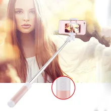 

Actimarson Mini Selfie Stick 360 Rotatable Foldable Portable Extendable Wired Universal Self Stick with Mirror for Mobile Phone