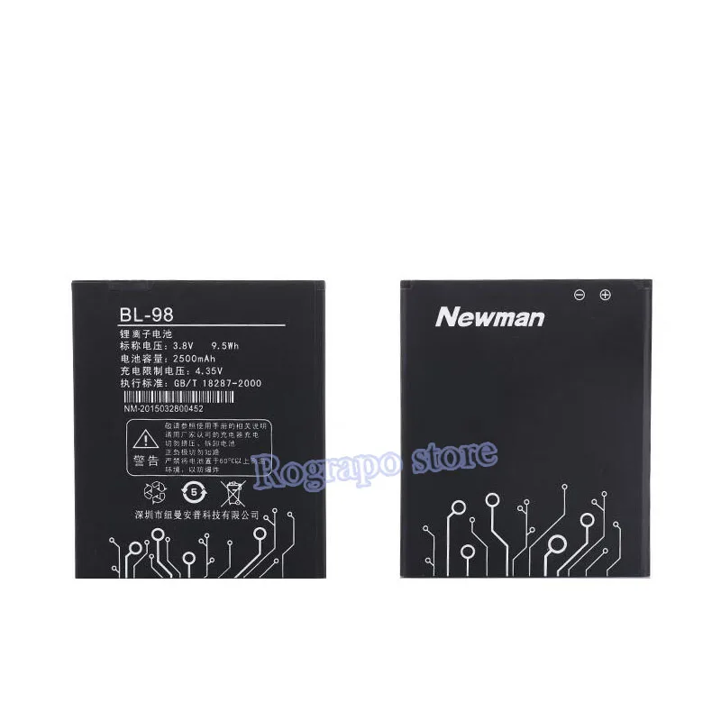 

2500mAh BL-98 Replacement Battery Baterij For Newman N2 Freelander I20 Highscreen Explosion BL98 Mobile Phone Batteries