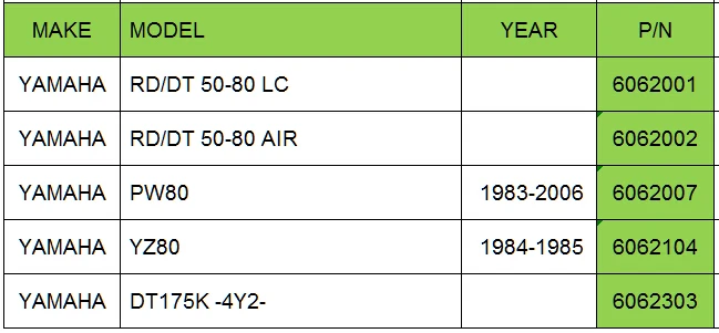Комплект соединительных Шатунов для YAMAHA PW80 YZ80 DT175K RD50-80 DT50-80 воздуха RD50-80 DT50-80 LC 1W7-11651-00-00 39K-11651-00-00