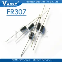 20 штук с выпрямительным диодом 3A 1000 V DO-27 FR307