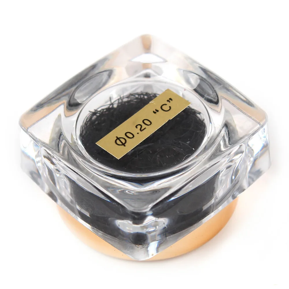C J Curl Natural Human Hair Individual False Eyelash Extension 3d