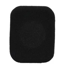 1 пара черных поролоновых подушечек, подушечки для наушников, удобные квадратные накладки для наушников, наушники для гарнитуры# H10
