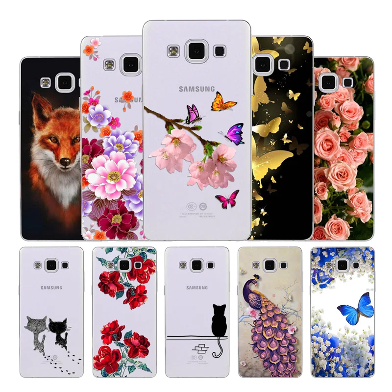 

Geruide For Samsung Galaxy E5 5.0"Case Cover 3D Cartoon Painted Soft Silicon Cases For SM-E500H Galaxy E5 TPU Back Cover Coques