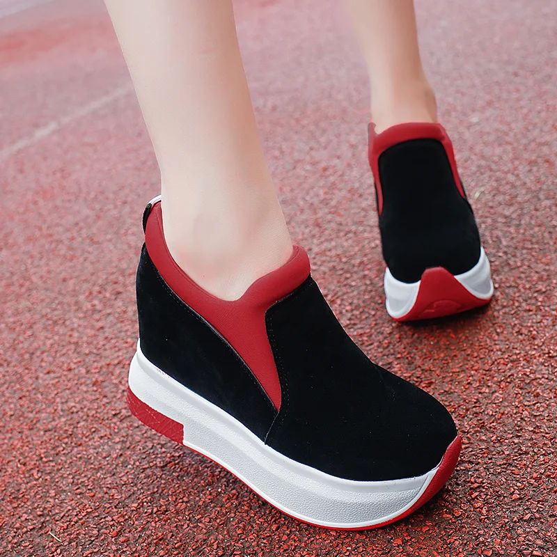 women outdoor sport platform running shoes ladies fitness jogging