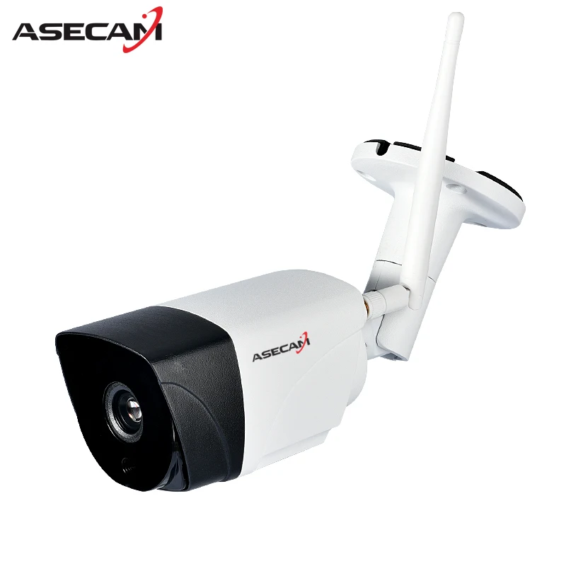 

New Wireless HD Wifi 1080P IP Camera wifi P2P Waterproof Onvif Metal Bullet Outdoor CCTV Security Wi fi Network White ipcam p2p