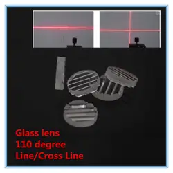 Стеклянная линия/Cross Line Lens линза сканера градусов 110 8X2 мм