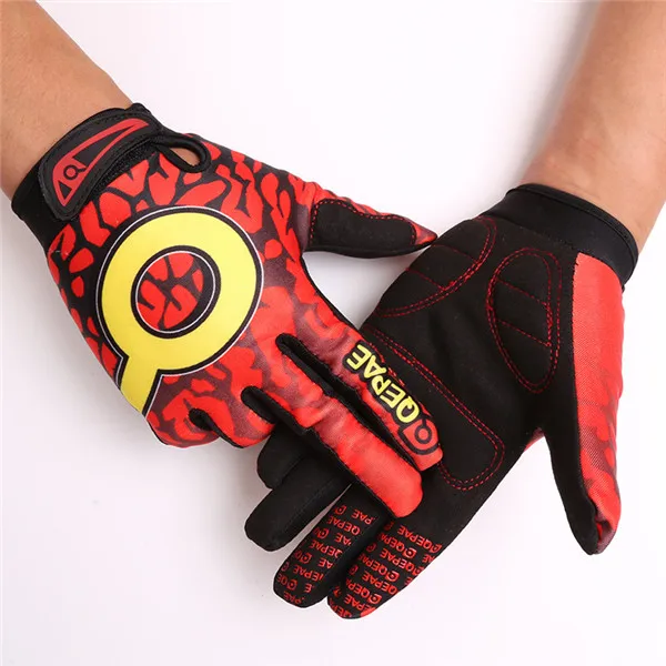Гелевые профессиональные велосипедные перчатки, велосипедные перчатки для мужчин и женщин, MTB перчатки, Guantes Ciclismo BMX DH, внедорожные перчатки для мотокросса, белые - Цвет: Красный