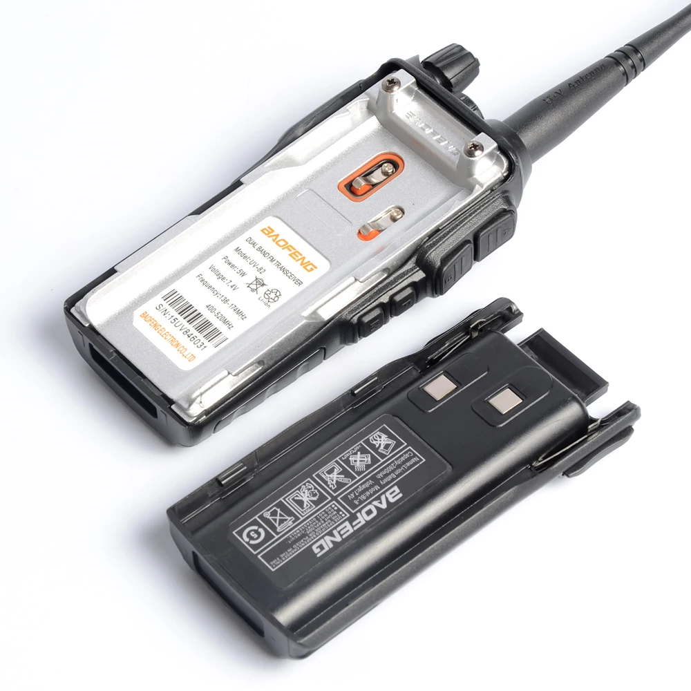Baofeng UV82 иди и болтай Walkie Talkie “иди и Dual Band 136-174/400-520 МГц Любительское fm-радио трансивер