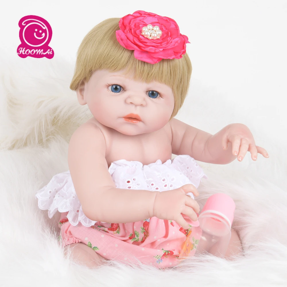 

New Design Silicon Reborn Babies Full Body Soft Real Gentle Touch Bonecas Reborn Cut Bebe Dolls Hot Toys for Kids Bath Gift