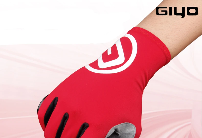 GIYO новые дышащие велосипедные перчатки с сенсорным экраном, противоскользящие гелевые накладки, перчатки для шоссейного велосипеда, ветрозащитные перчатки для горного велосипеда